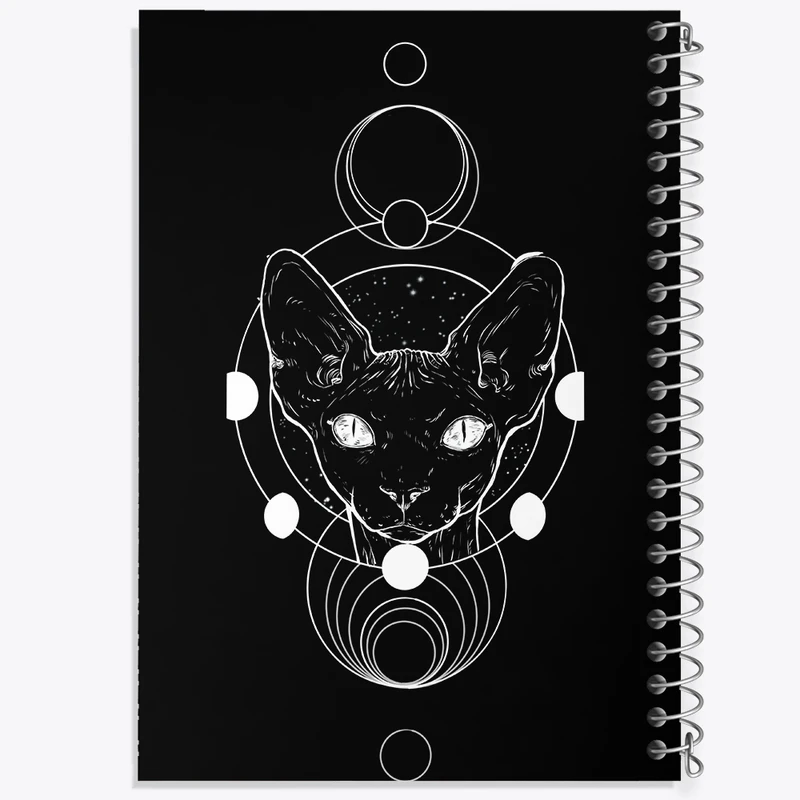 دفتر نت موسیقی 50 برگ خندالو مدل گربه (Cat) کد F1805