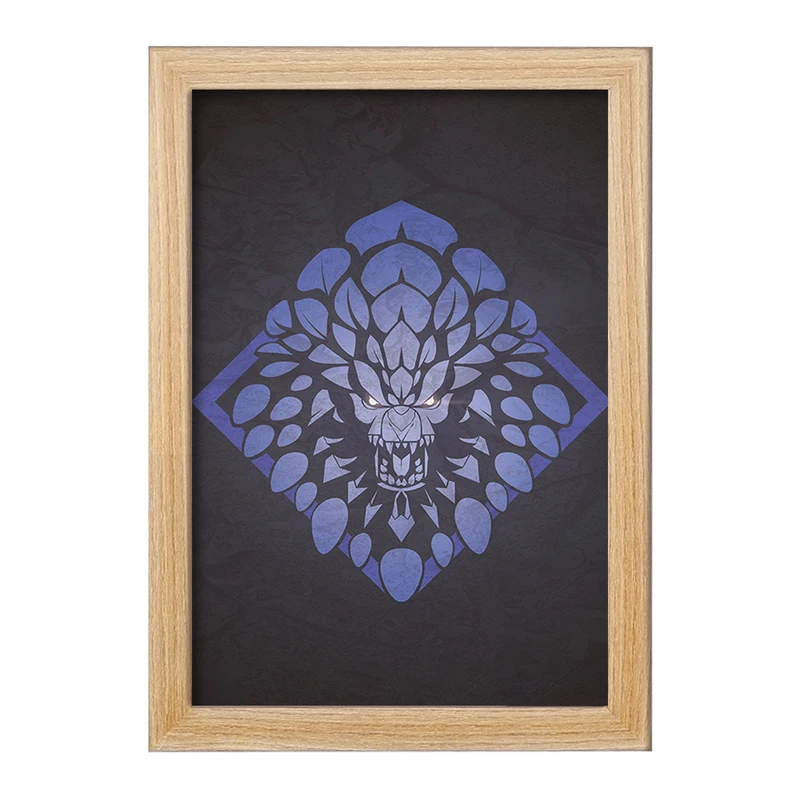 تابلو خندالو مدل بازی شکارچی هیولا (Monster Hunter) کد 33271