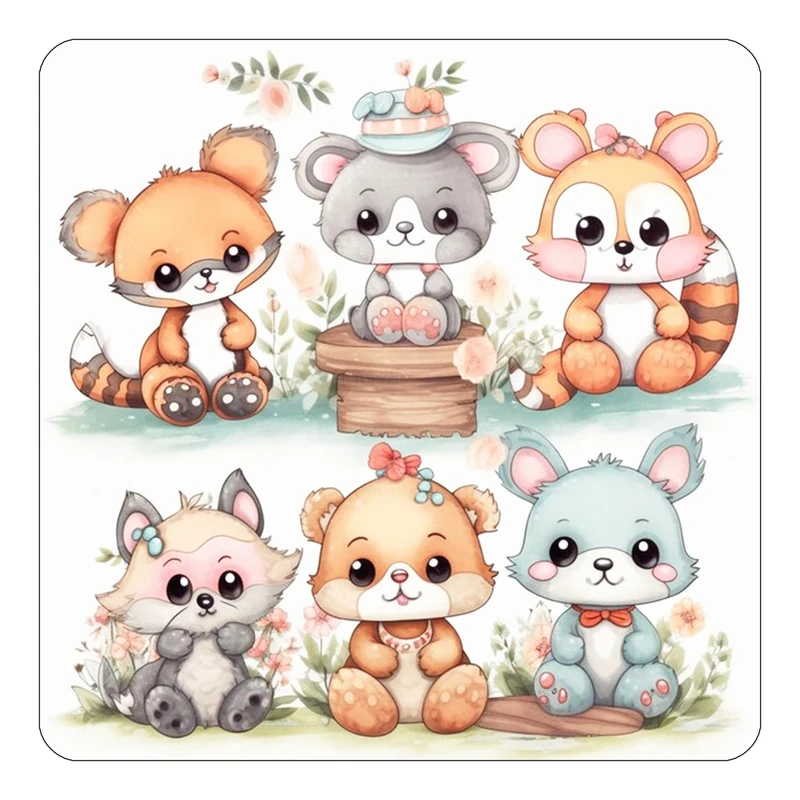 مگنت کاکتی طرح حیوانات کارتونی مدل mp28607