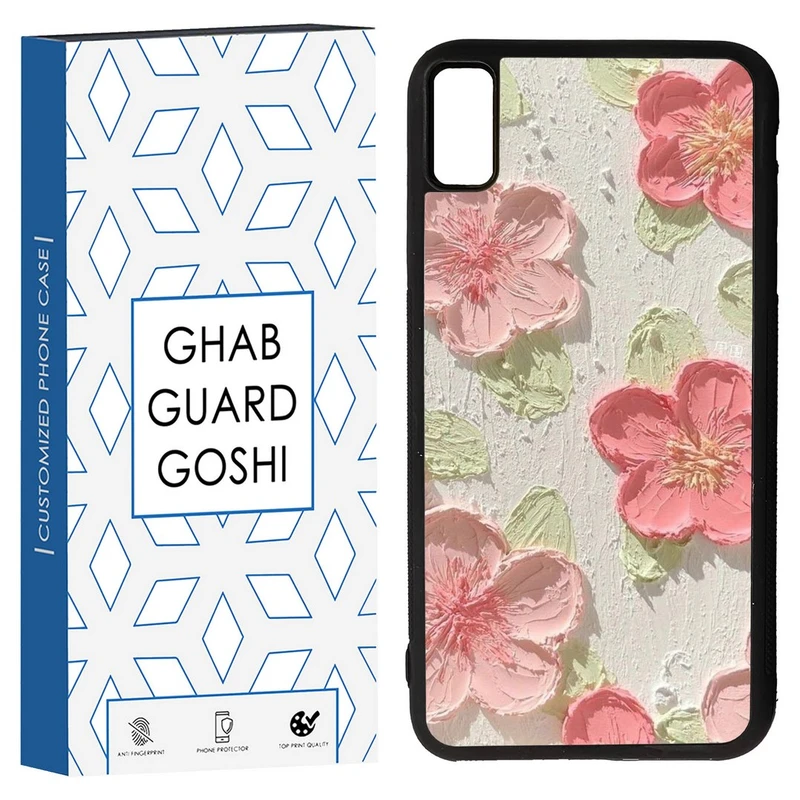 کاور قاب گارد گوشی طرح گل کد TPU-282 مناسب برای گوشی موبایل اپل Iphone XS MAX/ .X MAX