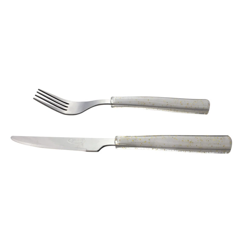 کارد و چنگال یونی هوم طرح اکلیلی مجموعه 12 عددی