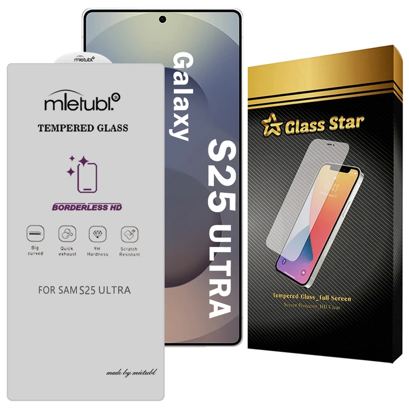 محافظ صفحه نمایش گلس استار مدل WSUPERSS مناسب برای گوشی موبایل سامسونگ Galaxy S25 Ultra 5G