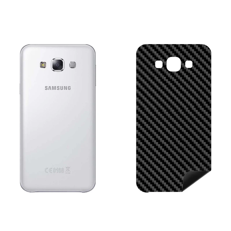برچسب پوششی بستور طرح کربن مدل GB3-18 مناسب برای گوشی موبایل سامسونگ Galaxy E7