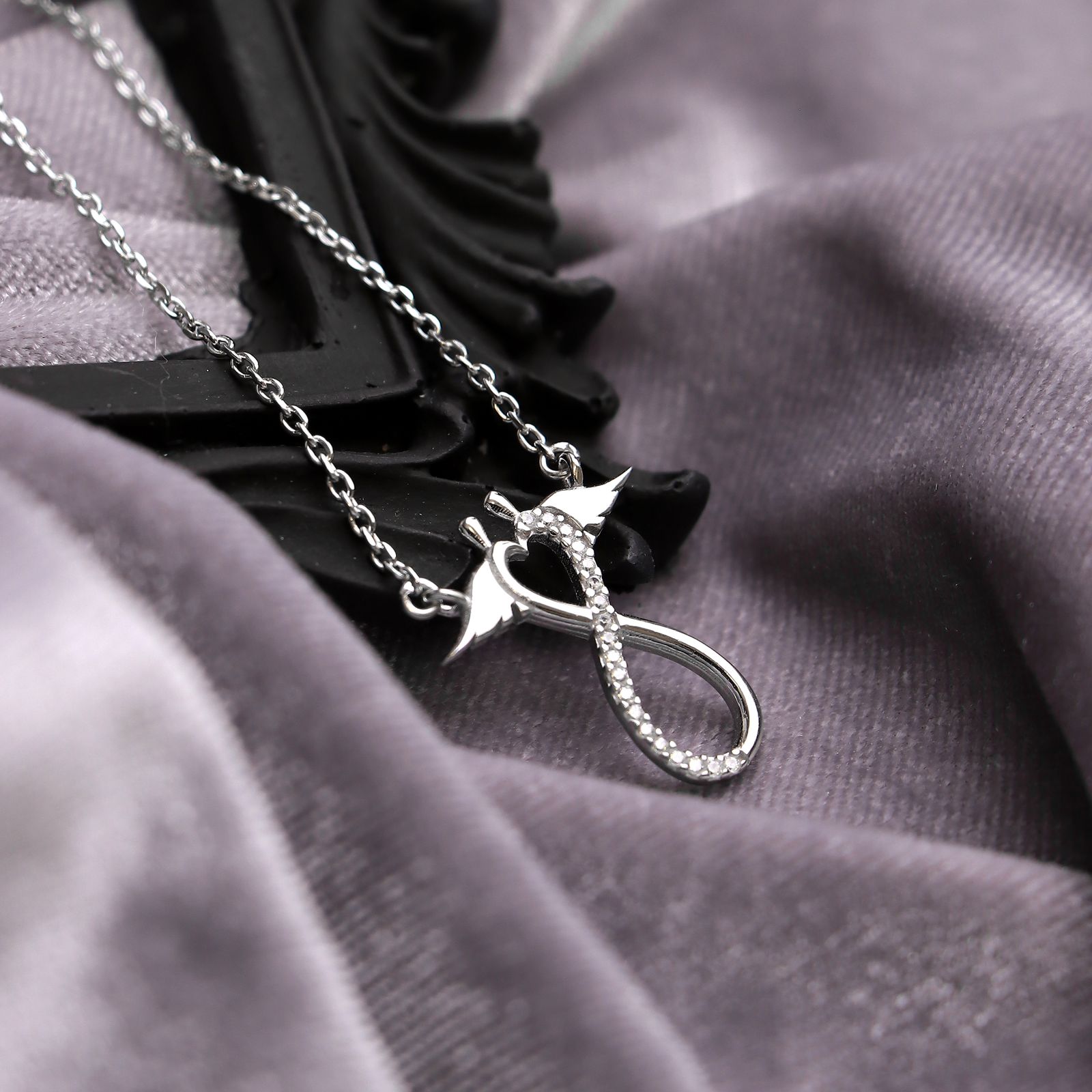 گردنبند نقره زنانه جی تی ای مدل جی نایس 88 - - 4