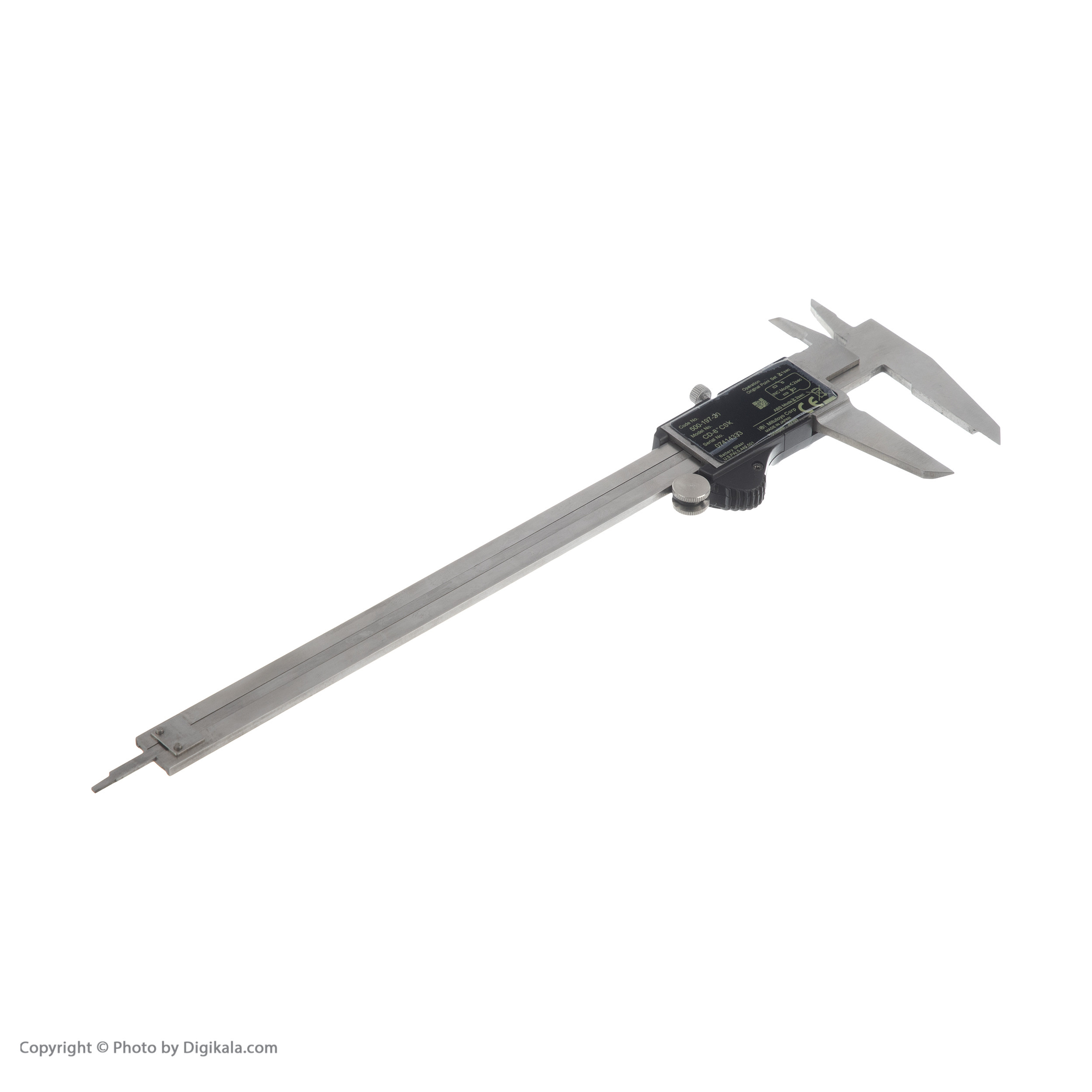 کولیس دیجیتال میتوتویو کد 197-500 گستره 0-200 میلیمتر کولیس دیجیتال میتوتویو کد 197-500 گستره 0-200 میلیمتر