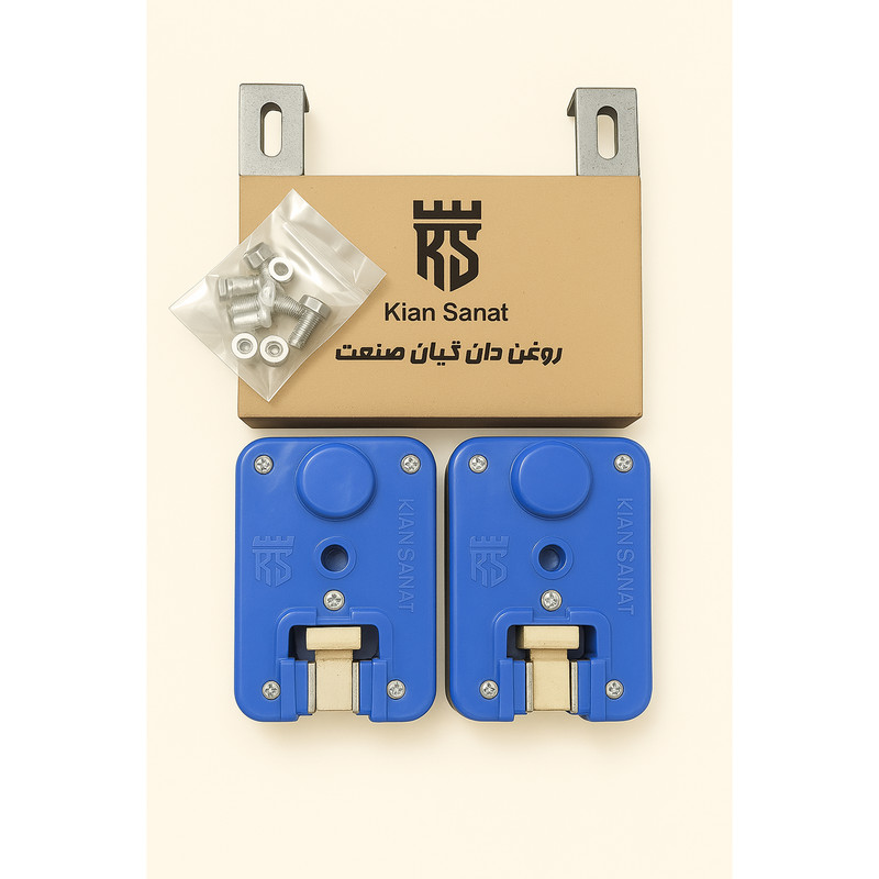 روغن دان ریل آسانسور  کیان صنعت مدل  لاکچری 01 مجموعه 2 عددی