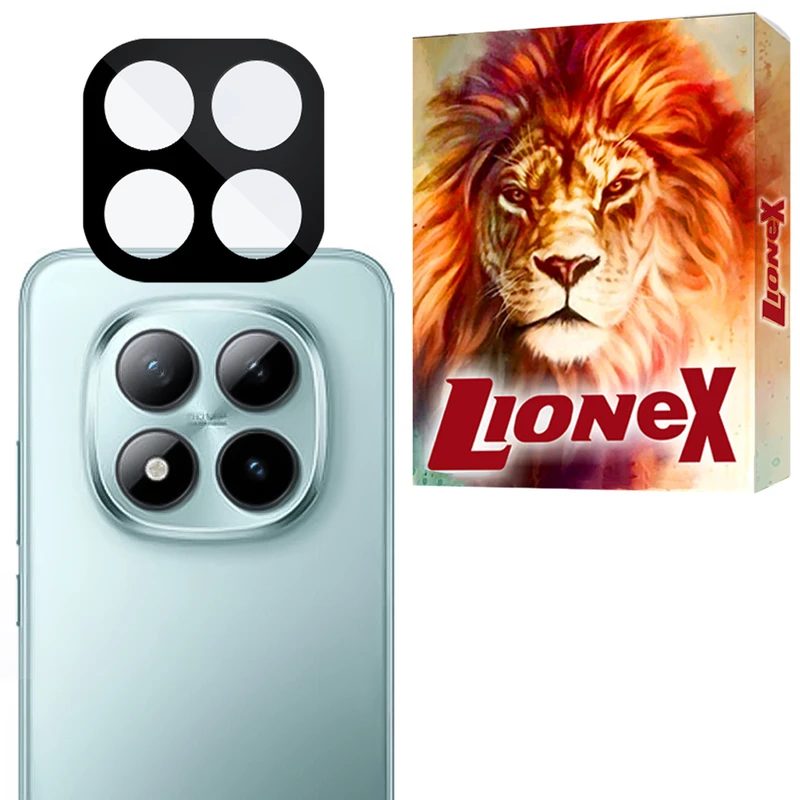 محافظ لنز دوربین شیشه‌ای لایونکس مدل LFUL20 مناسب برای گوشی موبایل شیائومی Redmi Note 15 Pro Plus