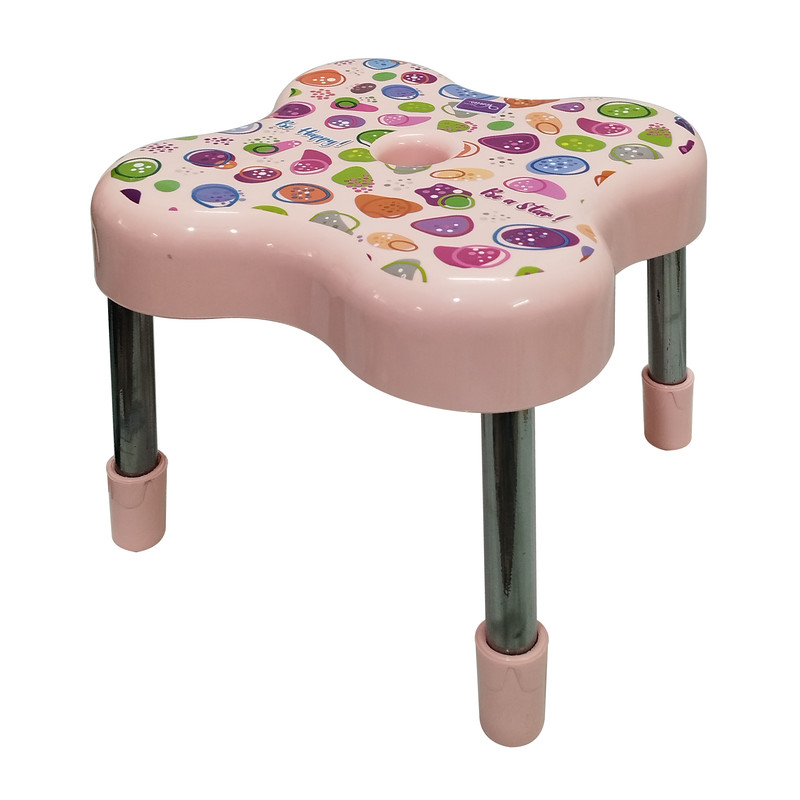 چهارپایه حمام ونوس پلاستیک مدل ستاره کد H121 C