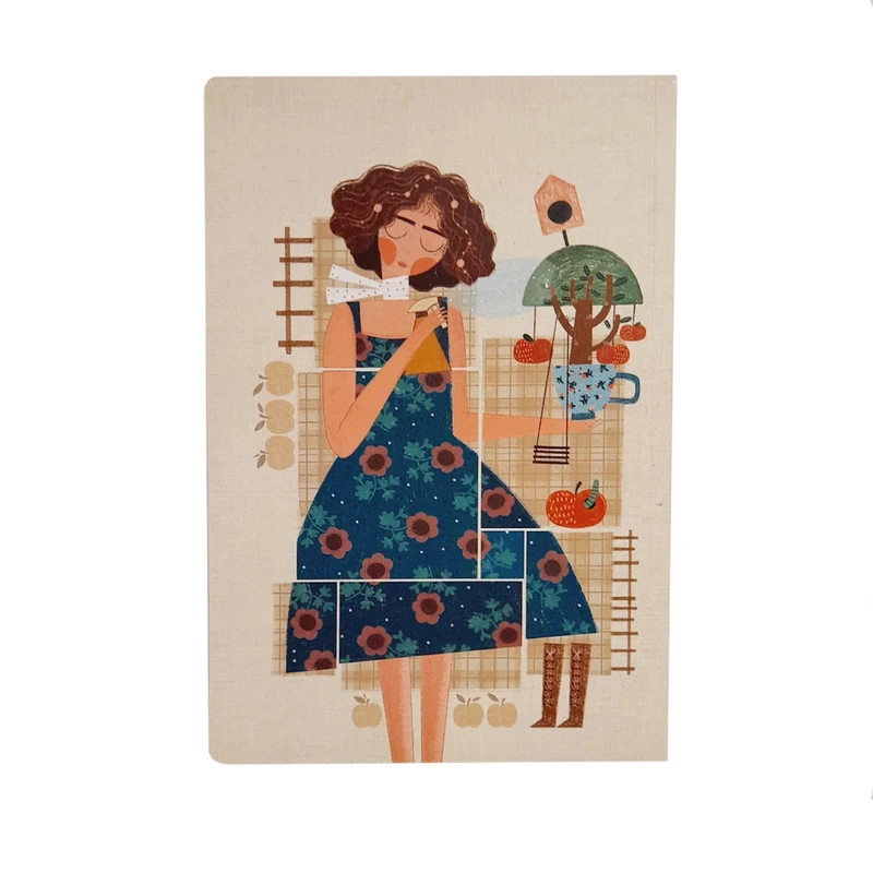 دفتر مشق 50 برگ سویل مدل دختر کد a5