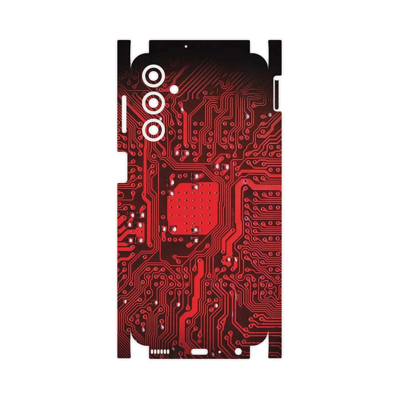 برچسب پوششی ماهوت مدل Red_Printed_Circuit_Board-FullSkin مناسب برای گوشی موبایل سامسونگ Galaxy M34 5G
