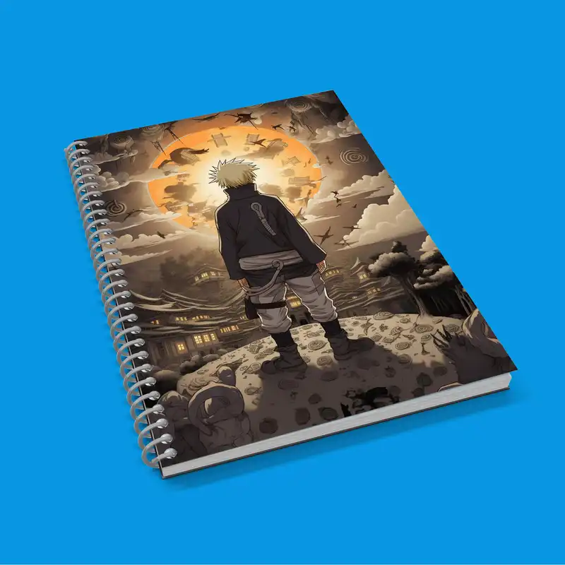 دفتر زبان دوخط 50 برگ مدوپد مدل Naroto کد DF11403