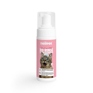 فوم گربه نئوپت مدل No-Rinse Foam Cleanser پاک‌کننده بدون نیاز به آبکشی حجم 150 میلی‌لیتر
