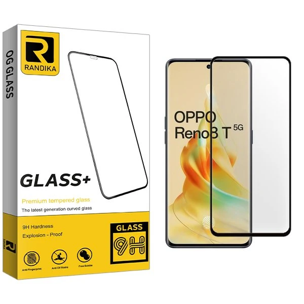 محافظ صفحه نمایش شیشه ای راندیکا مدل RK مناسب برای گوشی موبایل اوپو Reno 8T