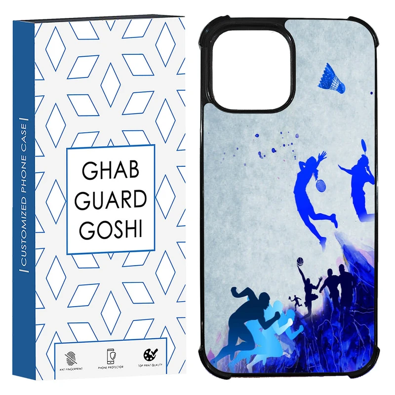 کاور قاب گارد گوشی طرح بدمینتون کد TPU-114 مناسب برای گوشی موبایل اپل Iphone 13 / 14