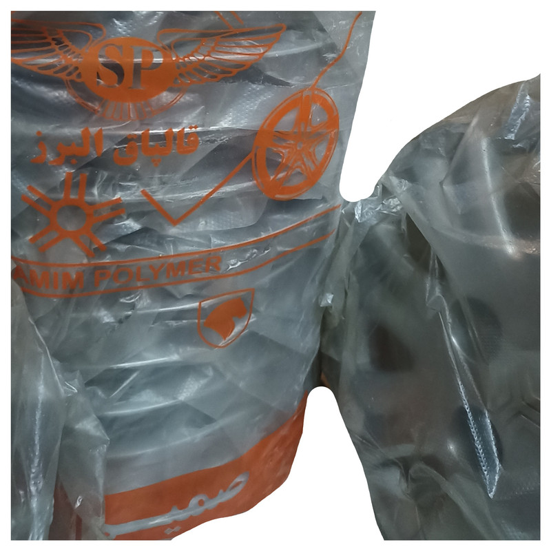 قالپاق چرخ صمیم پلیمر مدل T1-2 سایز 13 اینچ مناسب برای تیبا