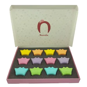 کوکتل پدیکور ناستالیا مدل Crown وزن 800 گرم، بسته 12 عددی