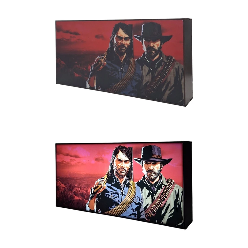 لایت باکس گیمینگ مدل آرسولایت طرح Red Dead کد AB02