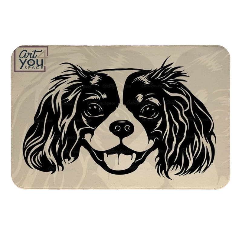 پادری طرح سگ کد 9417 سایز 80x110 سانتی متر