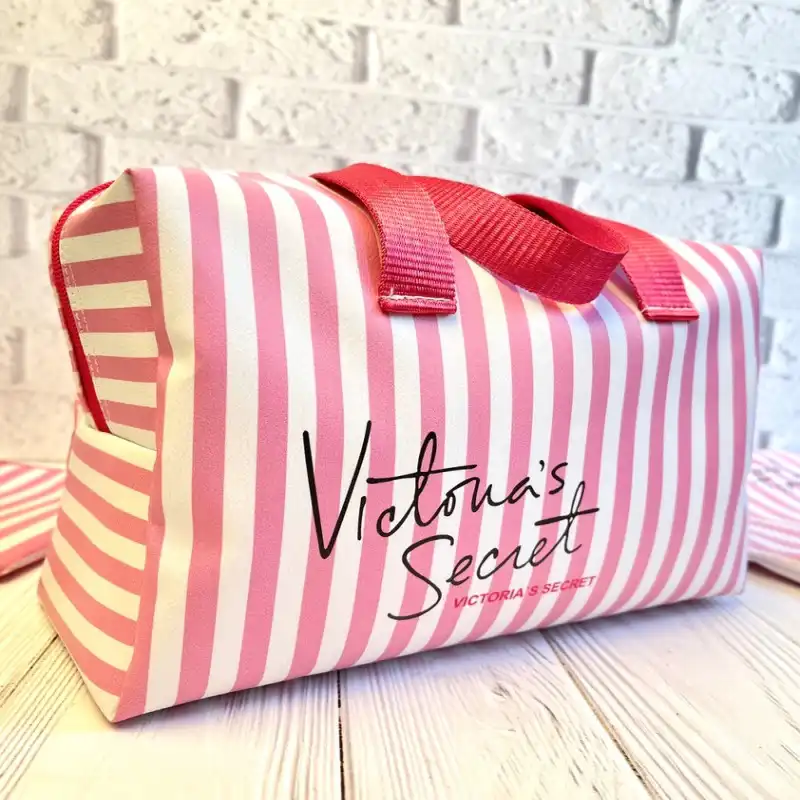 کیف لوازم آرایش زنانه مدل  راه راه کد 09