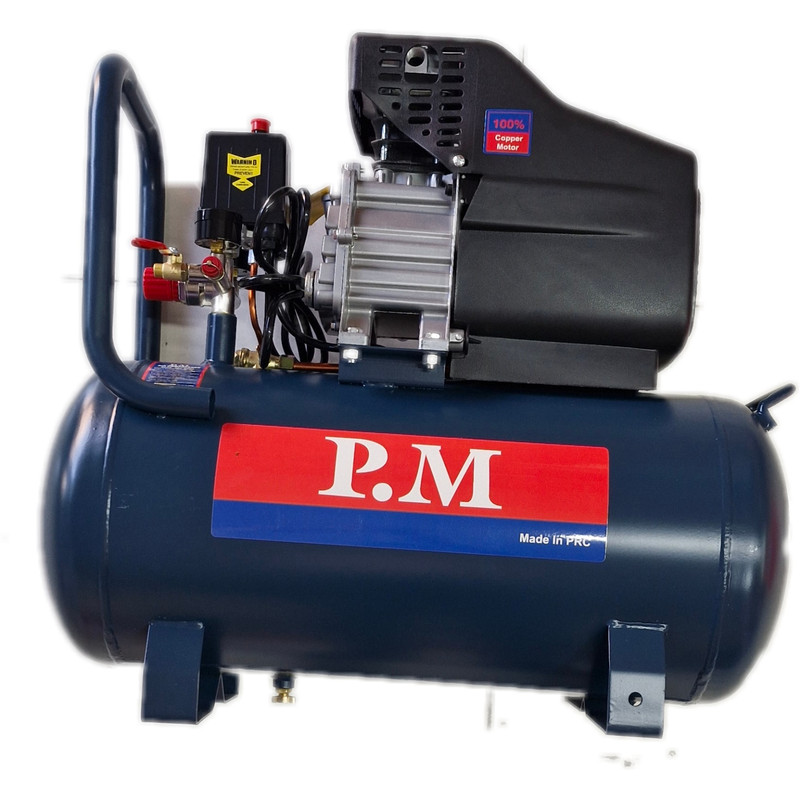 کمپرسور هوا پی ام کد TM5001 ظرفیت 50 لیتر