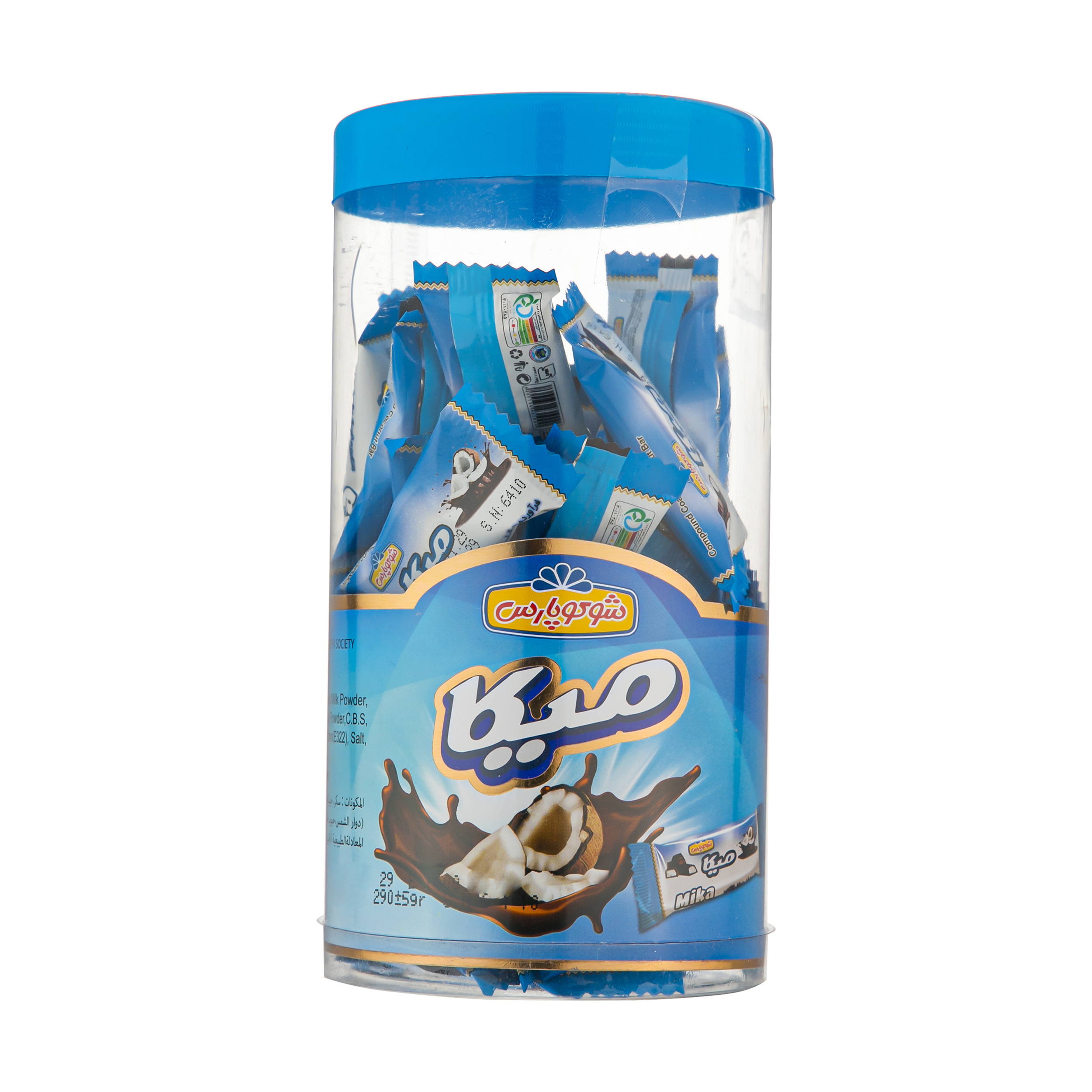 تافی میکا با روکش کاکائویی شوکوپارس - 290 گرم 
