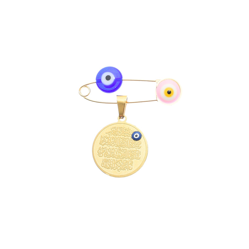 سنجاق سینه دخترانه دلنار گالری مدل و ان یکاد و چشم نظر