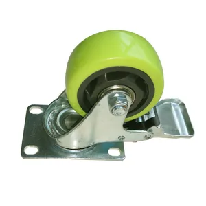 چرخ کفی‌دار مدل ترمز دار بلبرینگی 75×32