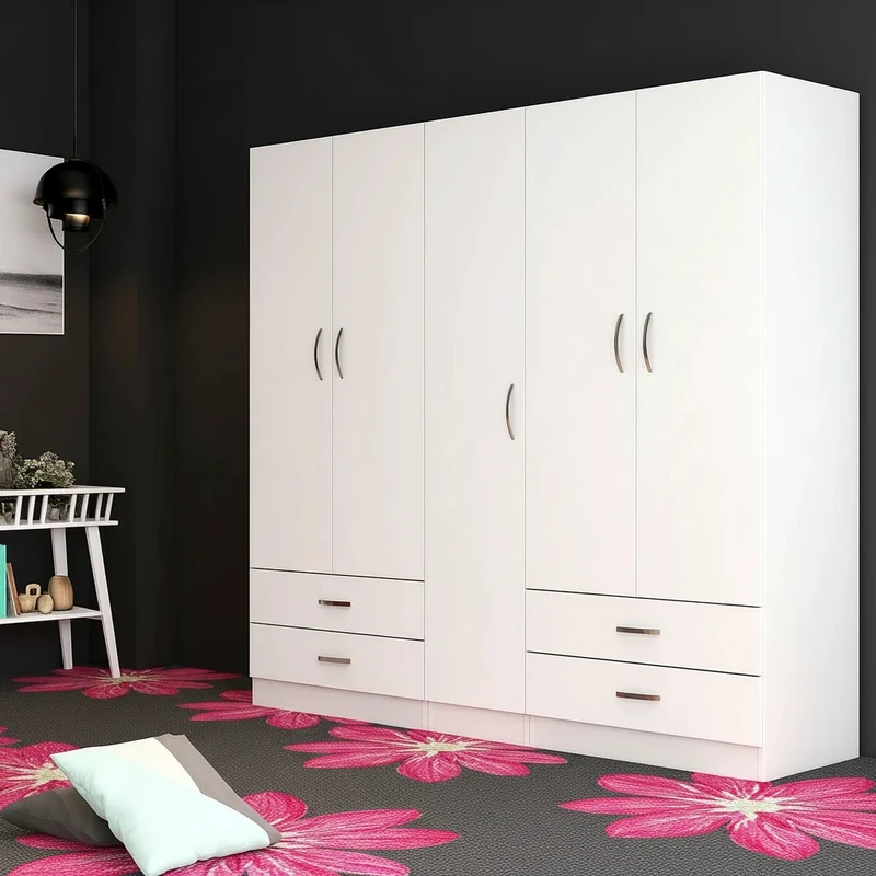 کمد لباس چندمنظوره مدل 709 طول 200 سانتی متر