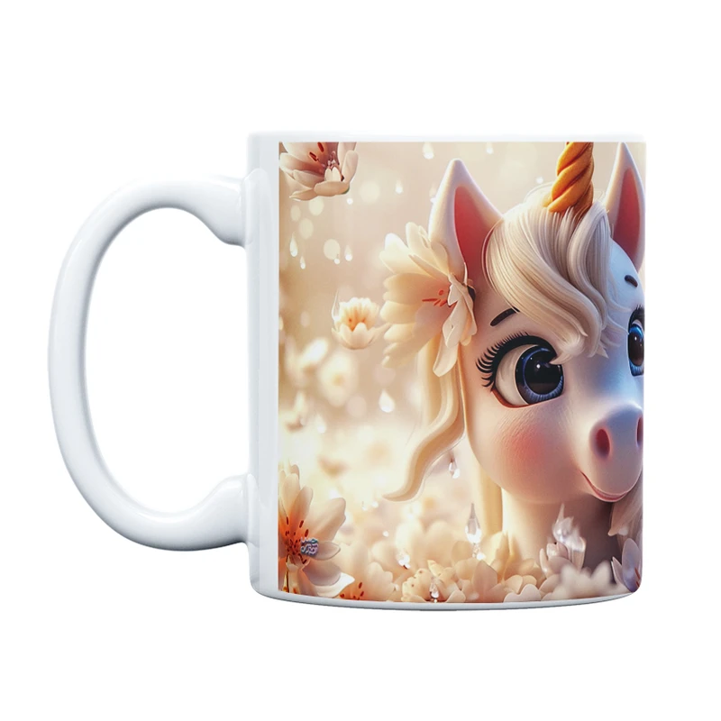 ماگ حس آمیزی طرح اسب تکشاخ مدل یونیکورن زیبا کد 048