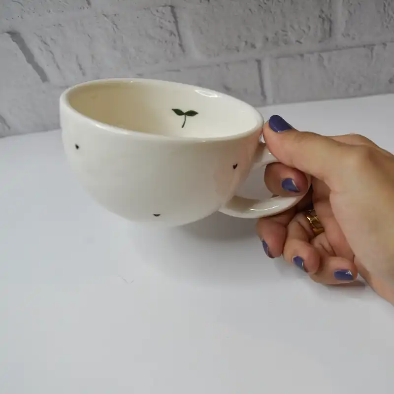 فنجان سرامیکی طرح جوانه