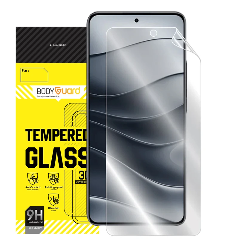 محافظ صفحه نمایش بادیگارد مدل hydrogel مناسب برای گوشی موبایل شیائومی redmi note 14 pro