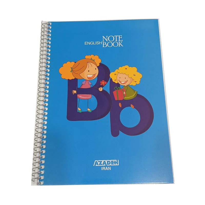دفتر زبان 60 برگ آزاده مدل 144B