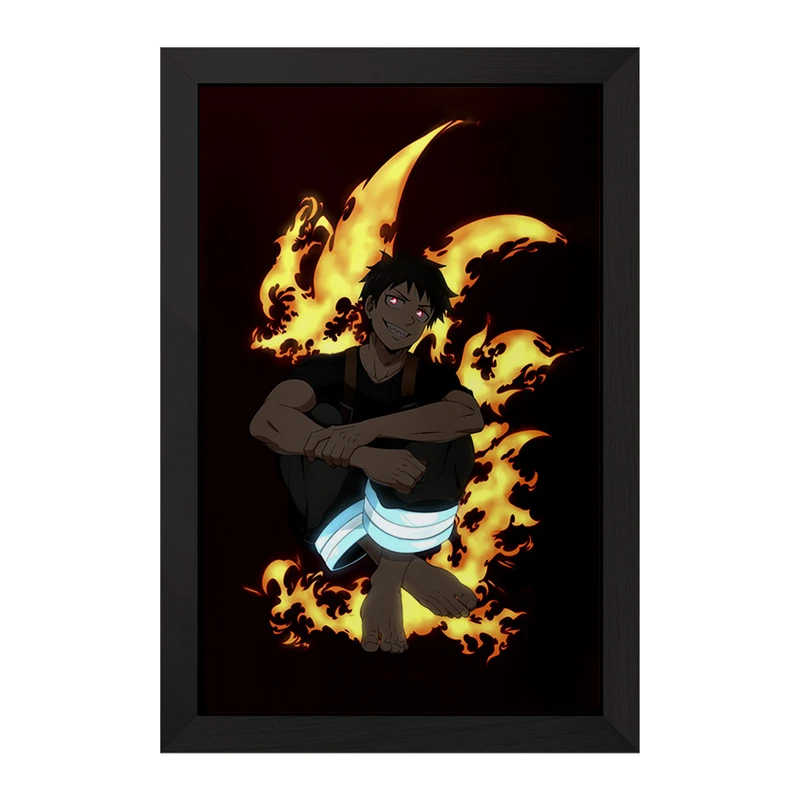 تابلو خندالو مدل شینرا انیمه نیروی آتش کد 32238