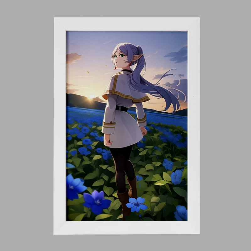 تابلو خندالو مدل انیمه فریرن (Frieren) کد 33963