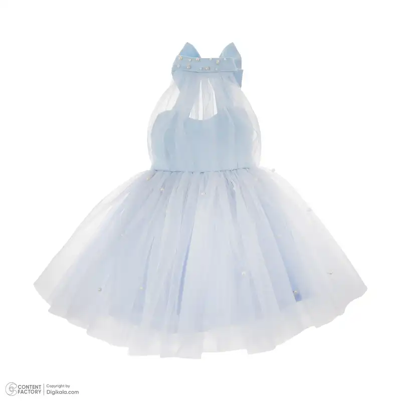 پیراهن دخترانه تیتیش مدل 2471576 رنگ آبی