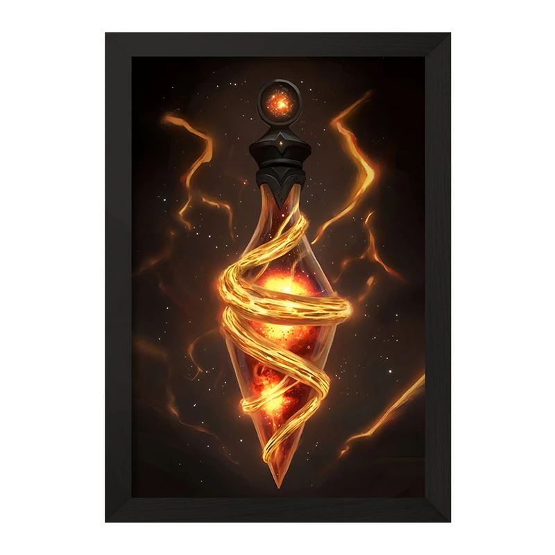 تابلو خندالو مدل معجون آتشین در بطری شیشه ای کد F10772