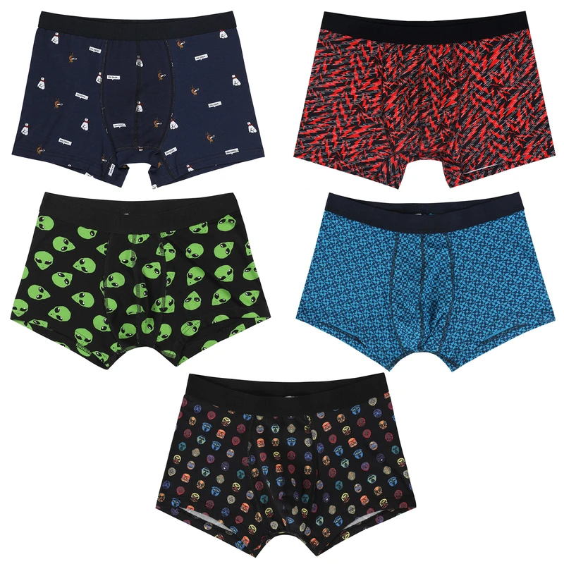 شورت باکسر مردانه کالینز مدل CLP138MAS مجموعه 5 عددی