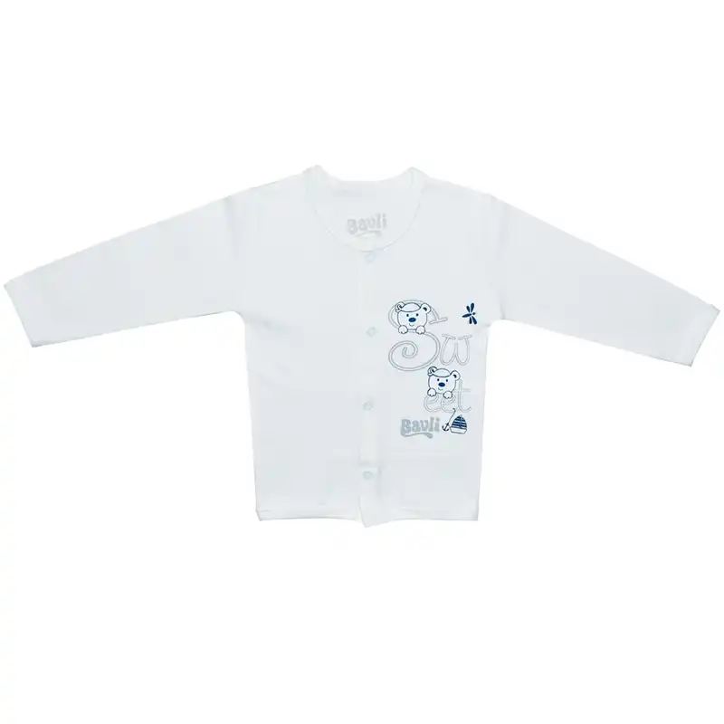 ست 3 تکه لباس نوزادی باولی مدل خرس و قایق