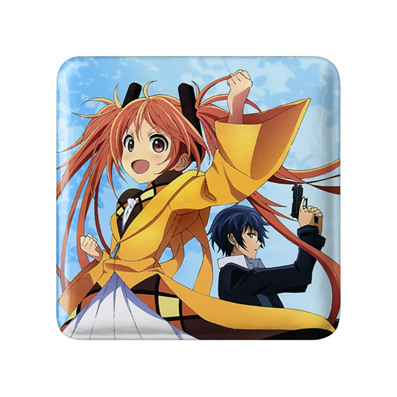 پیکسل خندالو طرح ساتومی و انجو انیمه گلوله سیاه مدل مربعی کد 35853