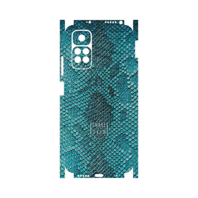 برچسب پوششی ماهوت مدل Blue Snake Skin-FullSkin مناسب برای گوشی موبایل شیائومی Redmi Note 11S