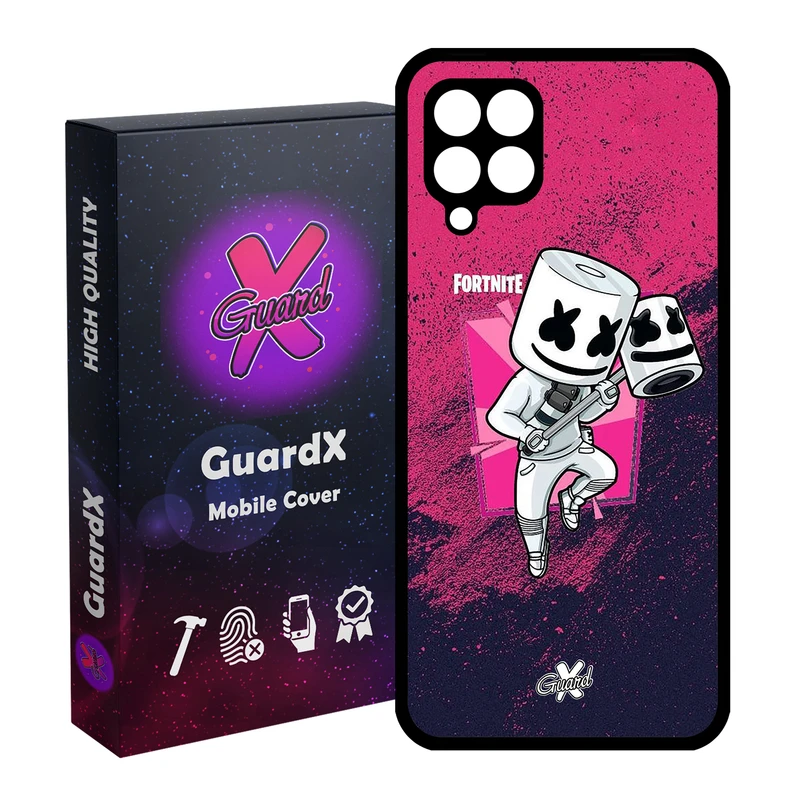 کاور گارد ایکس طرح Fortnite مدل Glass10031 مناسب برای گوشی موبایل سامسونگ Galaxy A12