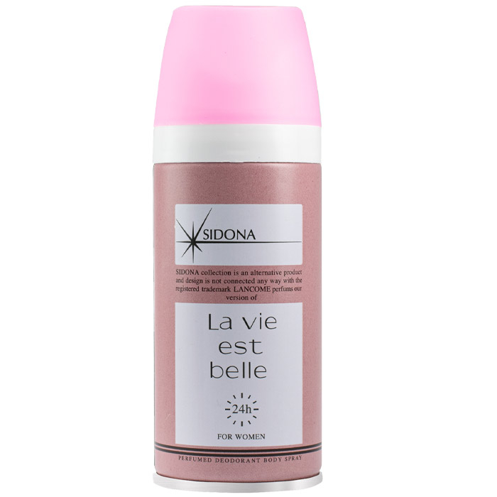 اسپری خوشبو کننده بدن زنانه سیدونا مدل La vie est belle حجم 150 میلی لیتر