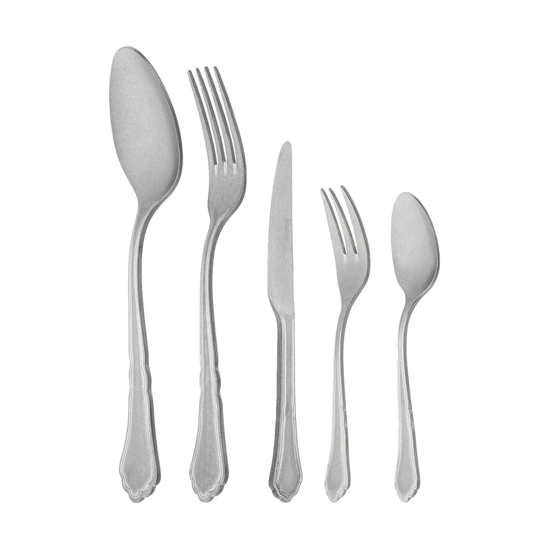 سرویس قاشق و چنگال 30 پارچه پاشا مدل رویال کد 004