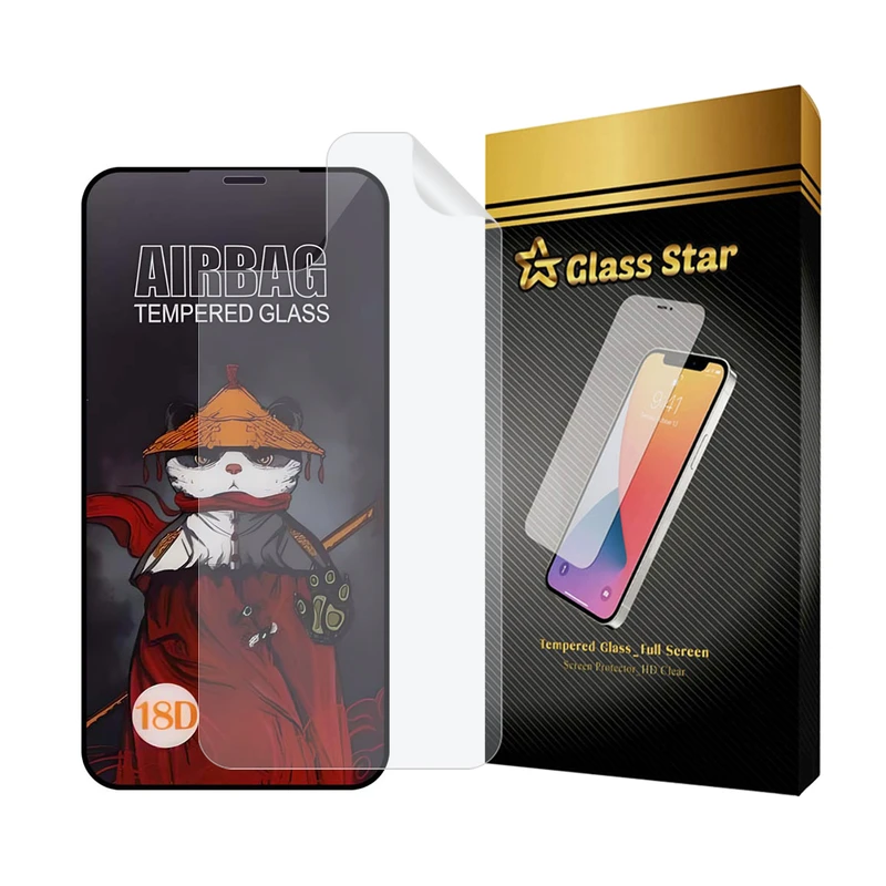 محافظ صفحه نمایش گلس استار مدل AIRNABKGS مناسب برای گوشی موبایل اپل iPhone 11 Pro Max به همراه محافظ پشت گوشی
