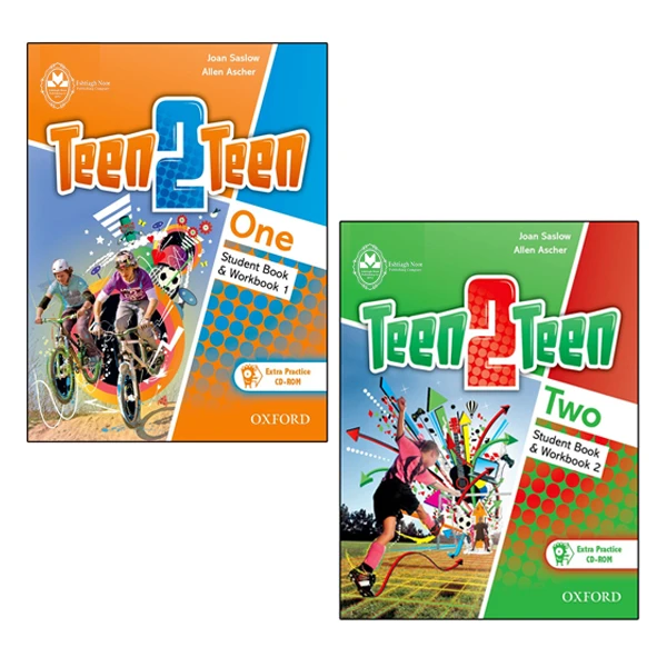 کتاب Teen 2 Teen اثر Joan Saslow And Allen Ascher انتشارات اشتیاق نور جلد 1 و 2