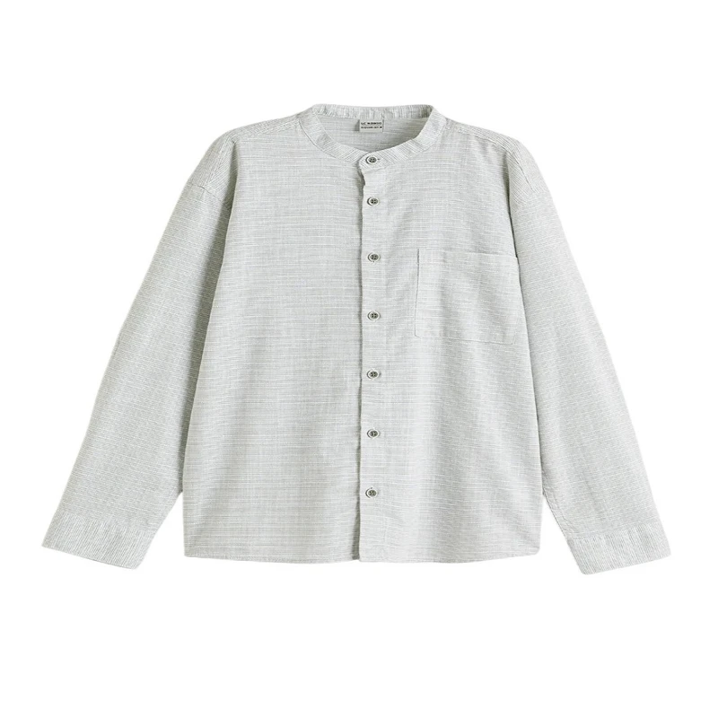 پیراهن آستین بلند یقه ایستاده پسرانه ال سی وایکیکی مدل S62178Z4