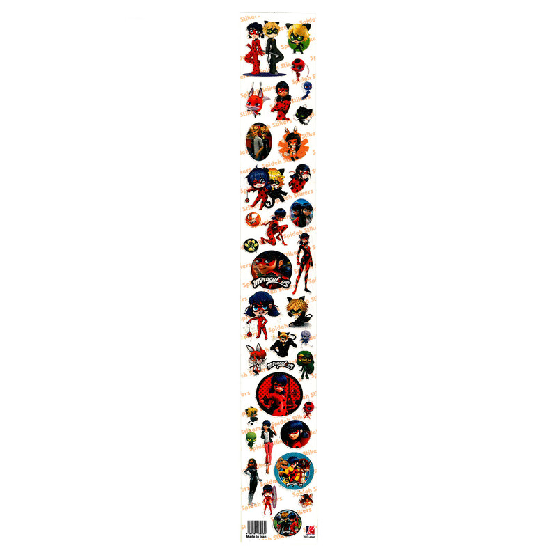 برچسب طرح دختر کفشدوزکی و پسر گربه ای کد 0111 برچسب طرح دختر کفشدوزکی و پسر گربه ای کد 0111