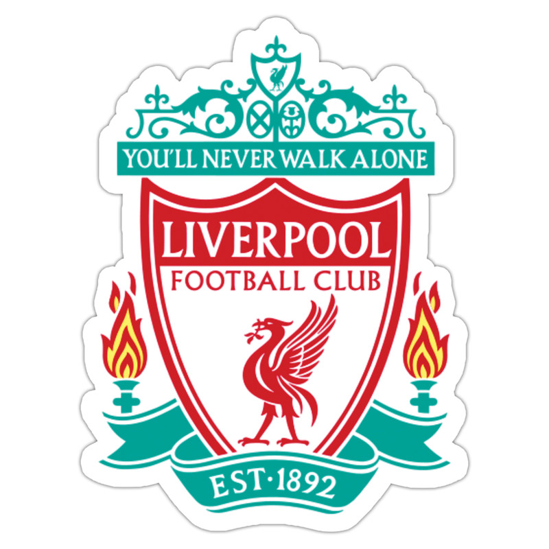 استیکر لپ تاپ طرح فوتبالی مدل liverpool42