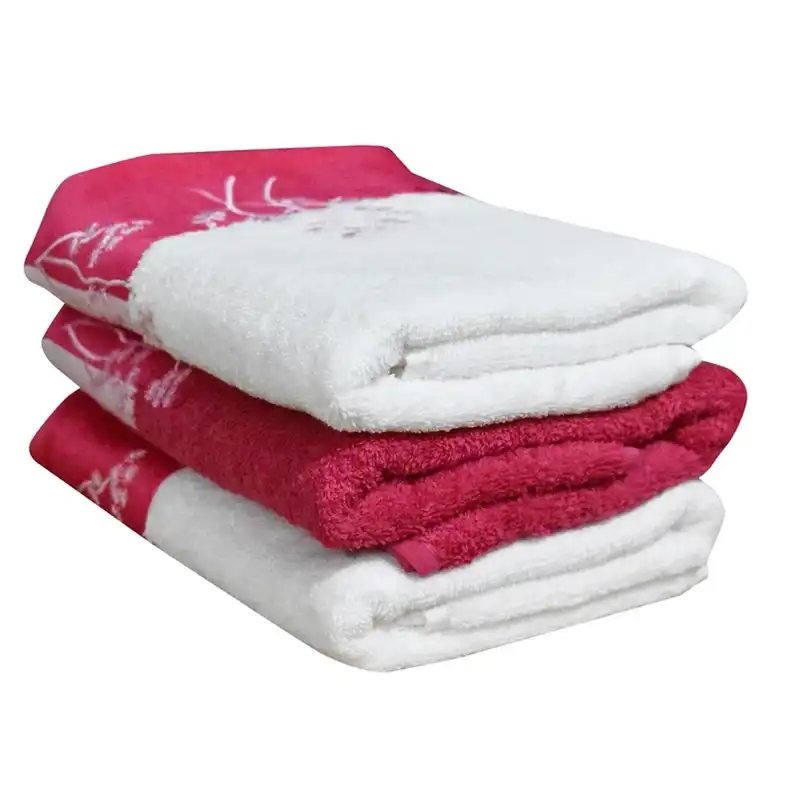 حوله صورت هوبی مدل KARINA-ASORTI708 سایز 50x90 سانتی متر مجموعه چهار عددی