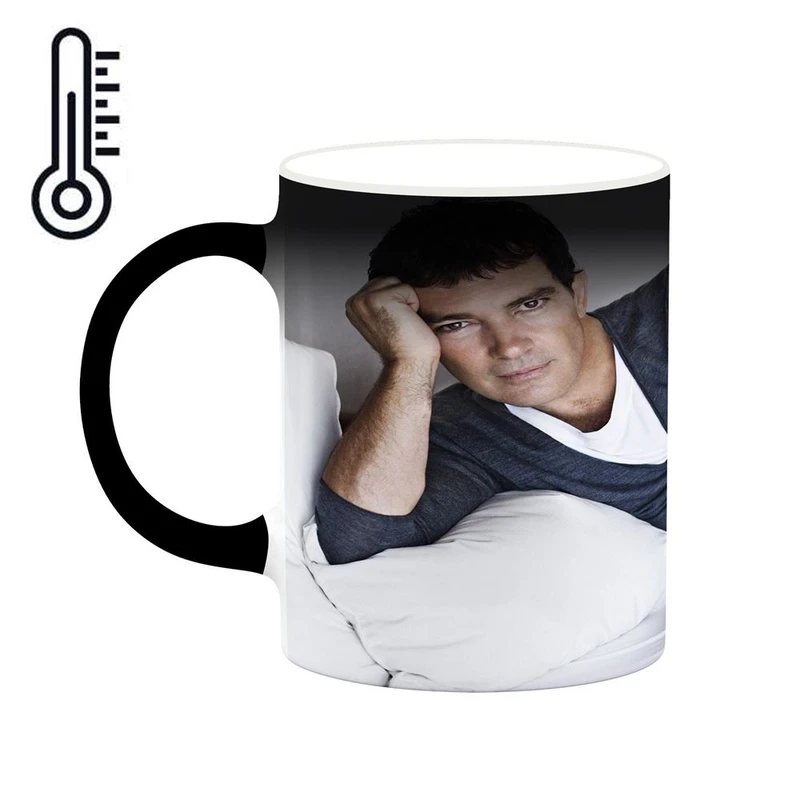 ماگ حرارتی کاکتی طرح آنتونیو باندراس Antonio Banderas مدل mgh25125